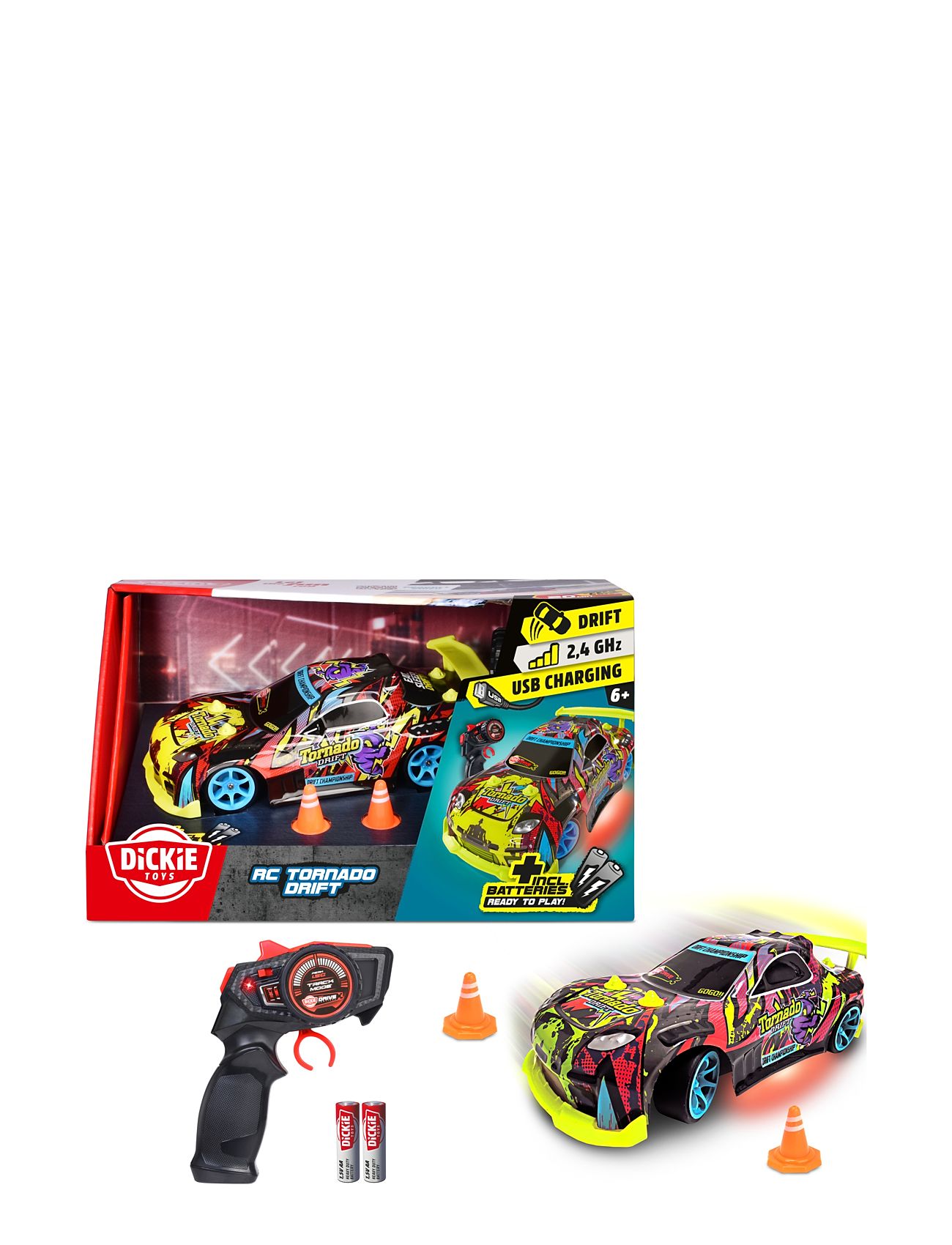 Dickie Toys Rc Tornado Drift Patterned Dickie Toys