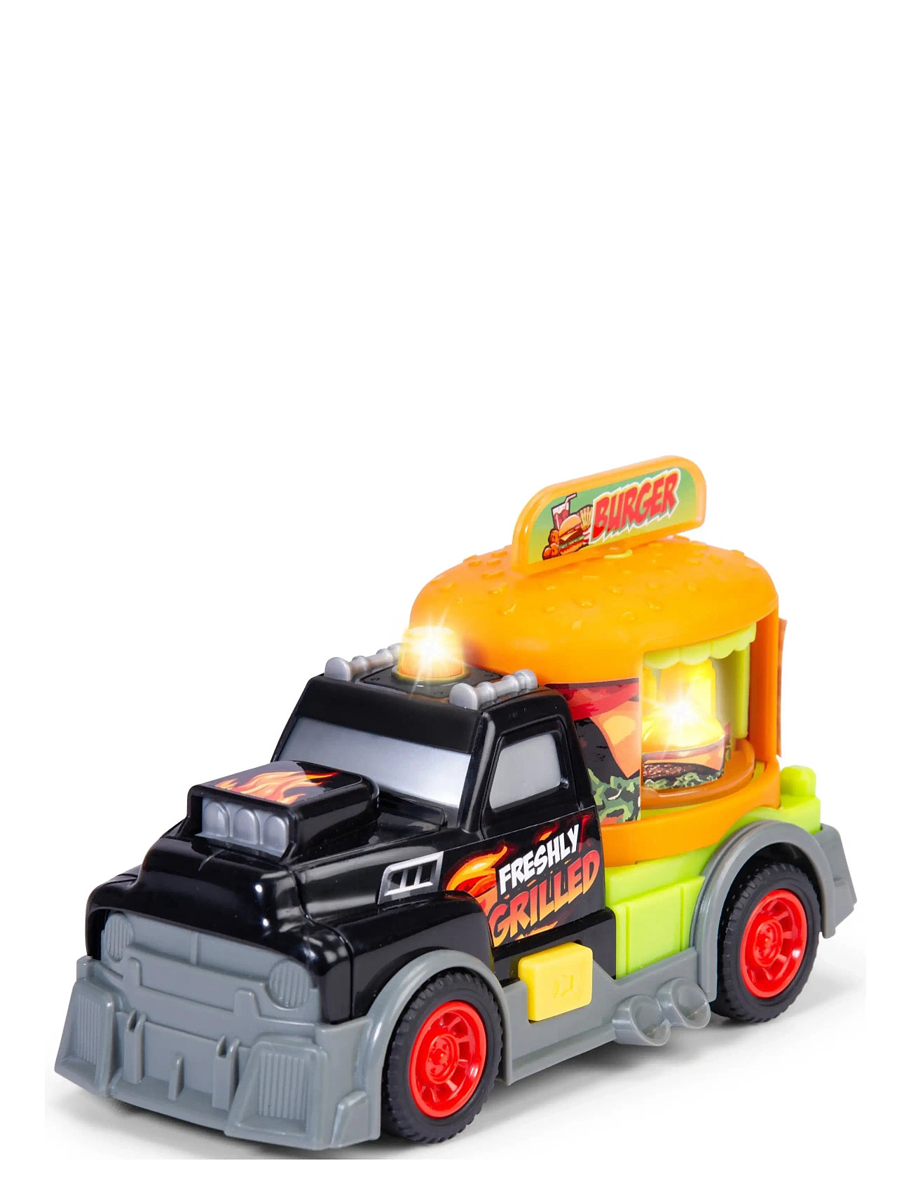 Dickie Legetøj Dickie Legetøj Burger Truck, 15 cm, One Size, Yellow, Legetøjskøretøjer > Lastbiler, Børn
