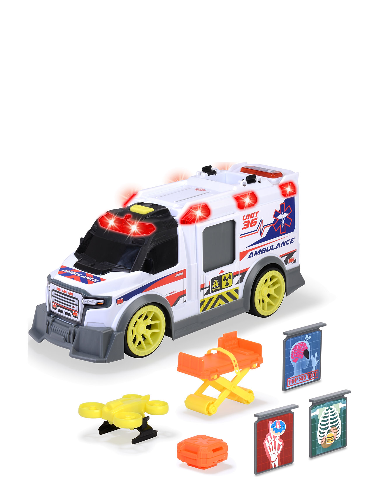 Dickie Toys Ambulance Toys Toy Cars & Vehicles Toy Cars Ambulances Multi/patterned Dickie Toys