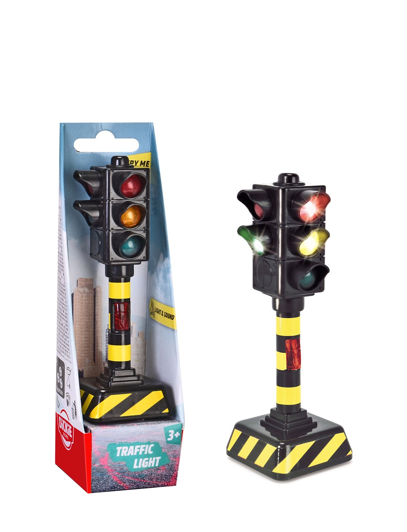 Dickie Toys Traffic Light Toys Toy Cars & Vehicles Toy Vehicles Train Accessories Black Dickie Toys