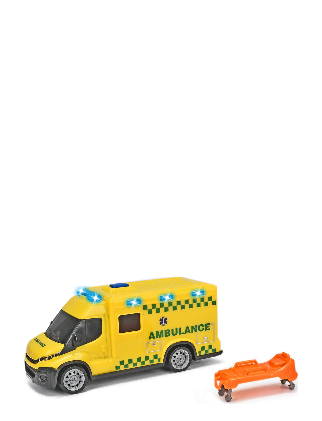 Dickie Leksaker Dickie Leksaker Iveco Daily Ambulans Gul