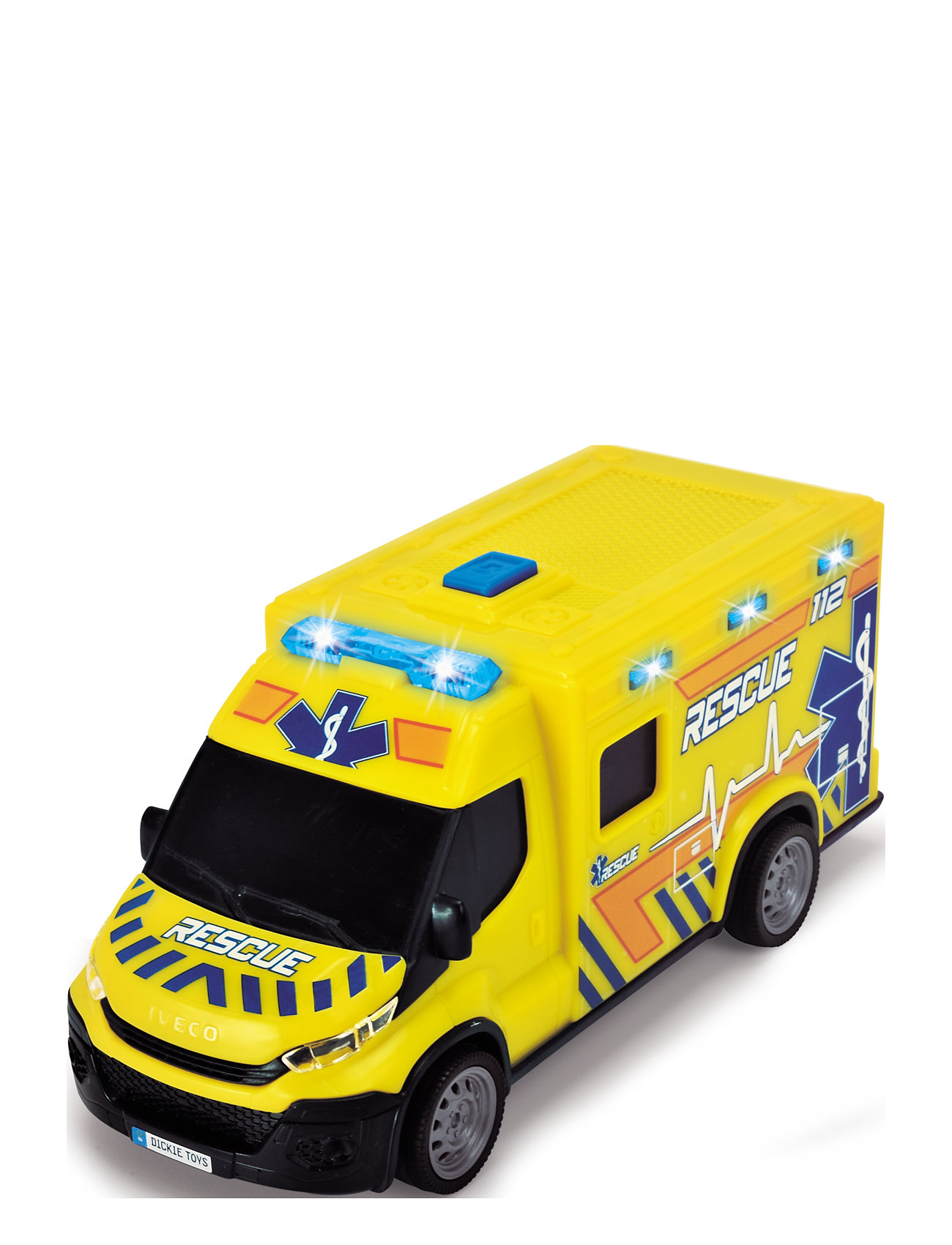 "Dickie Toys" "Iveco Daily Ambulance Toys Toy Cars & Vehicles Ambulances Yellow Dickie