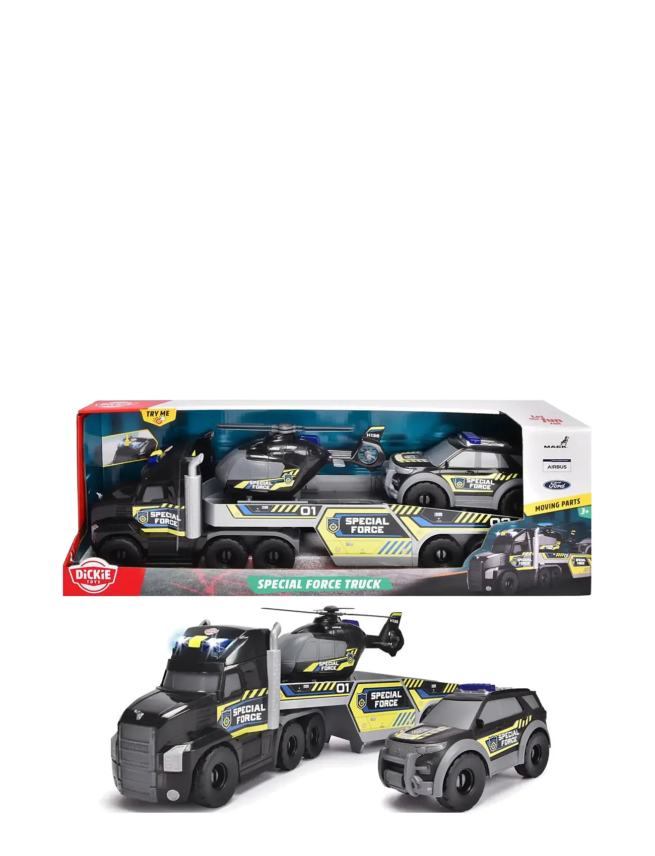 Dickie Legetøj Dickie Legetøj Special Force Truck, 70 cm, One Size, Multi/patterned, Toy Cars > Other Toy Cars, Børn