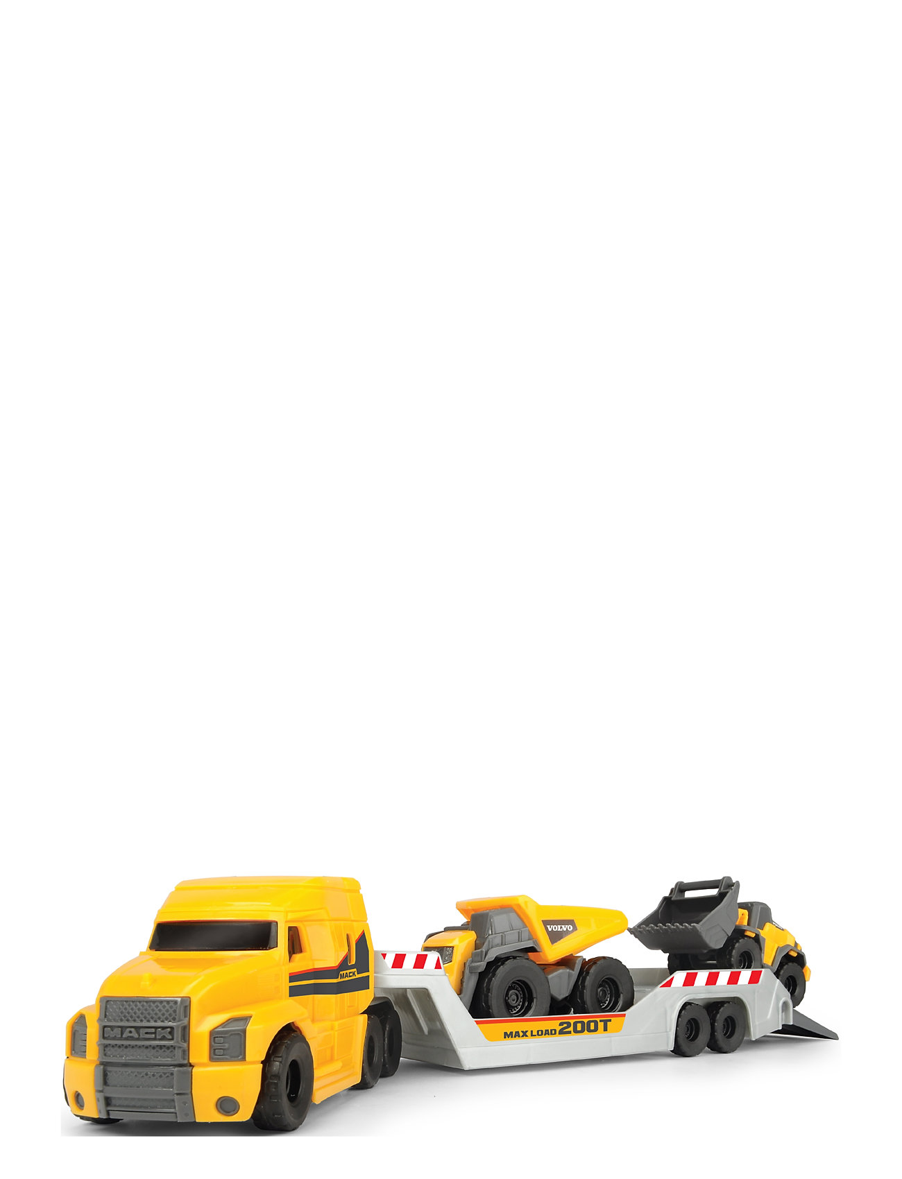 Mack/Volvo Micro Builder Truck Toys Toy Cars & Vehicles Toy Vehicles Construction Cars Multi/patterned Dickie Toys