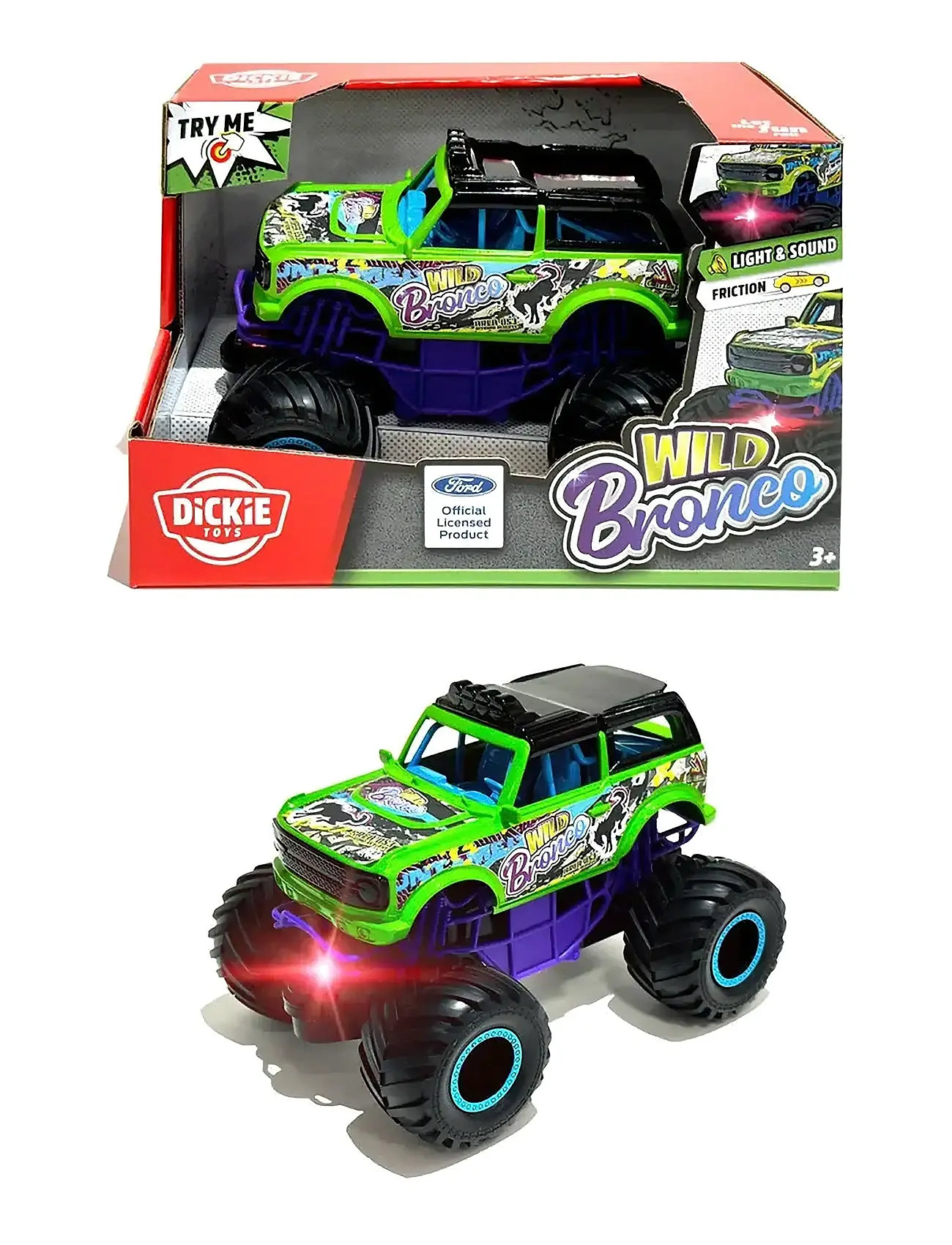 Dickie Legetøj Dickie Legetøj Wild Bronco, One Size, Multi/patterned, Toy Cars > Other Toy Cars, Børn