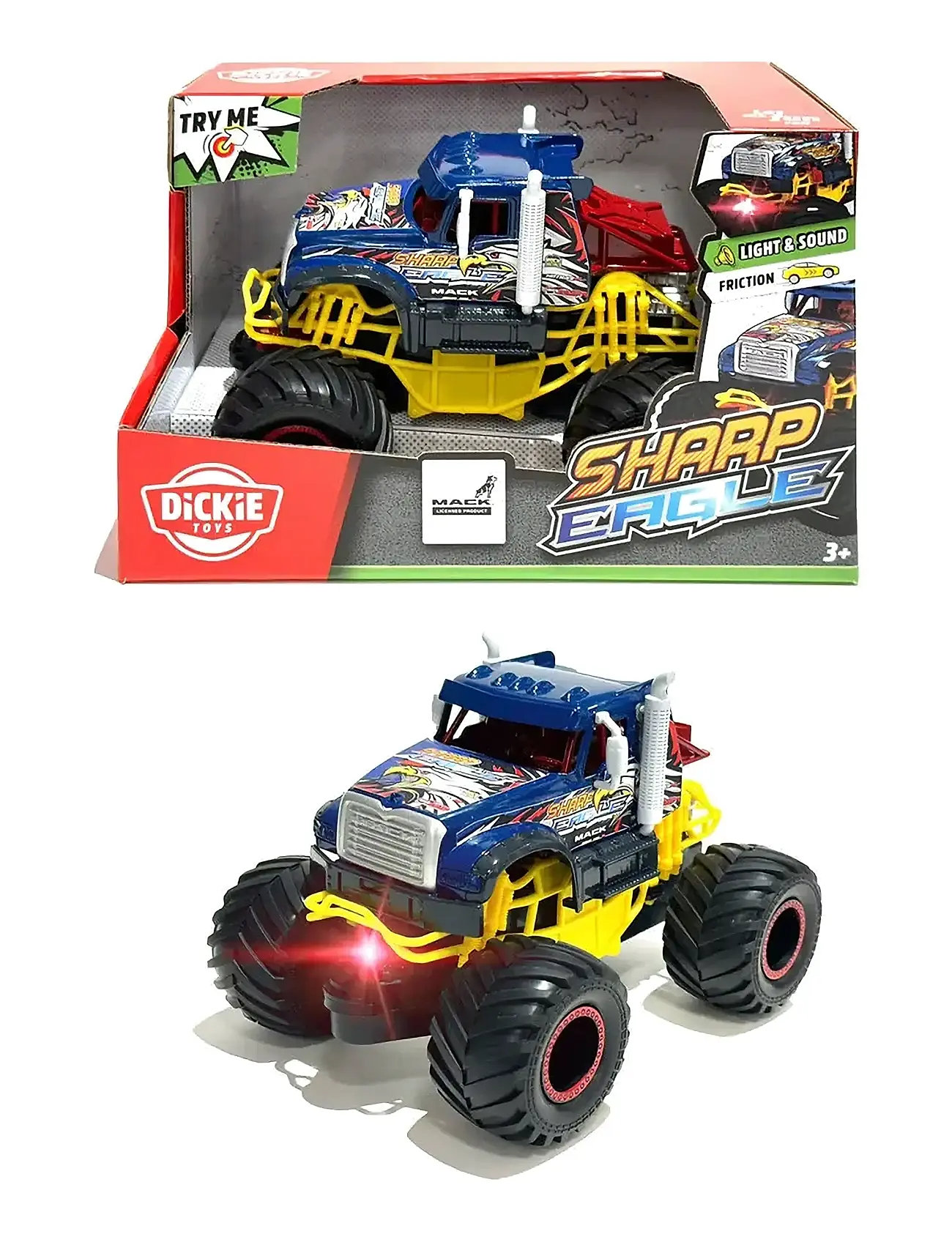 Dickie Legetøj Dickie Legetøj Sharp Eagle, One Size, Multi/patterned, Toy Cars > Other Toy Cars, Børn