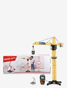 Giant Crane Construction - byggmaskiner - yellow