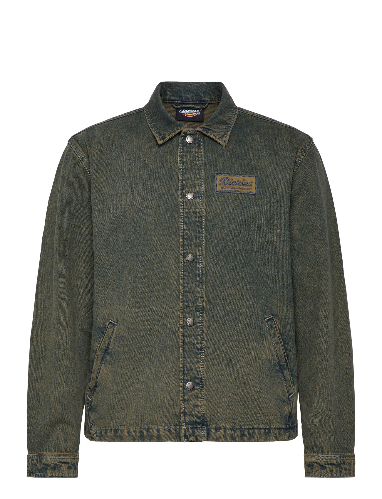 Lewistown Denim Jacket Outerwear Jackets Denim Unlined Denim Jackets Khaki Green Dickies