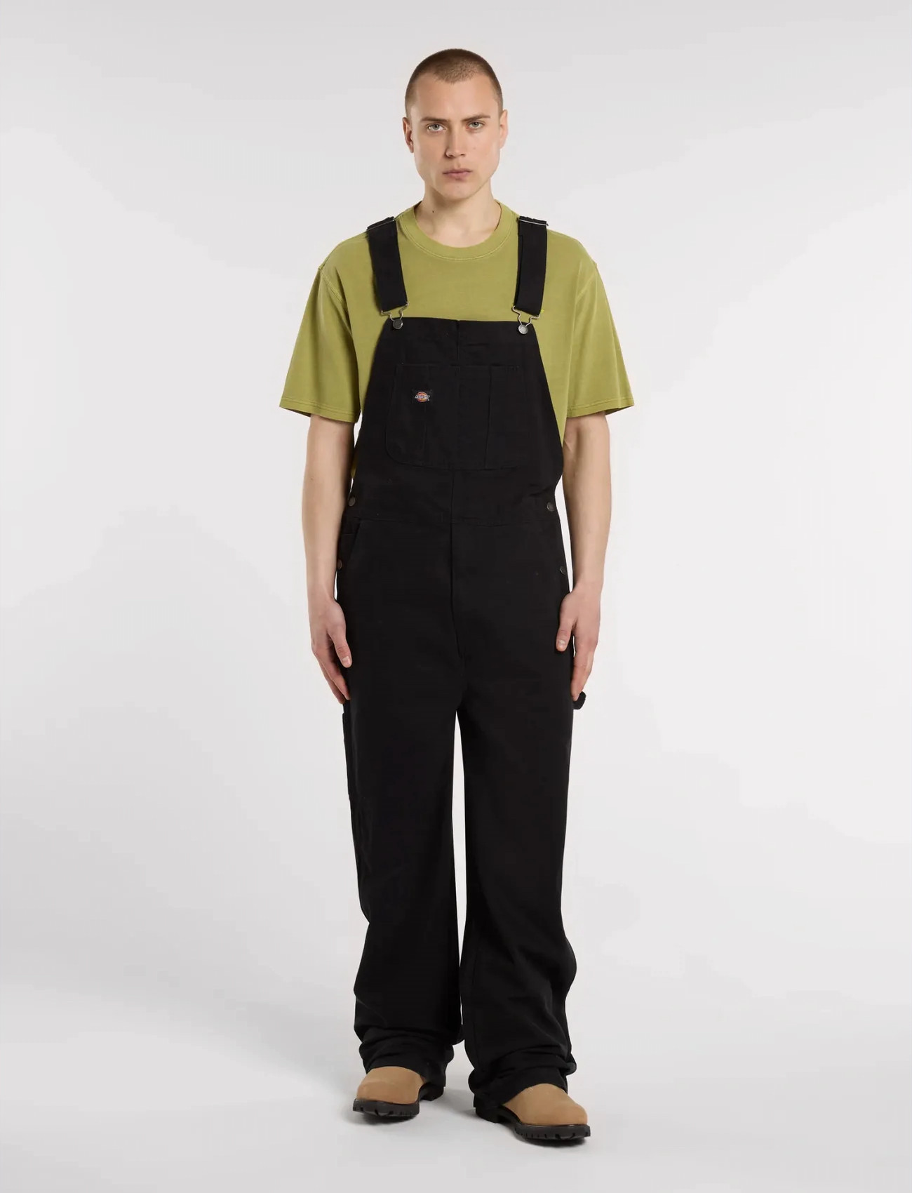 Dickies Loose Canvas Bib, XL, Black, Jeans > Almindelige, Herre