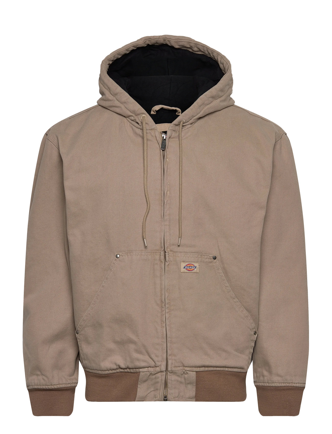 DICKIES M Hilham Hooded Canvas Jacke Beige - S - Herren
