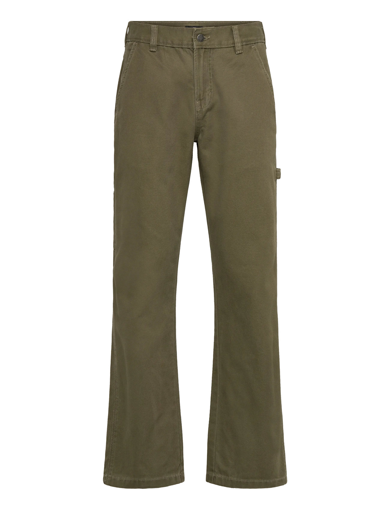 Dickies M Carpenter Canvas Pant, 30 x 32, Khaki green, Bukser > Afslappet, Herre