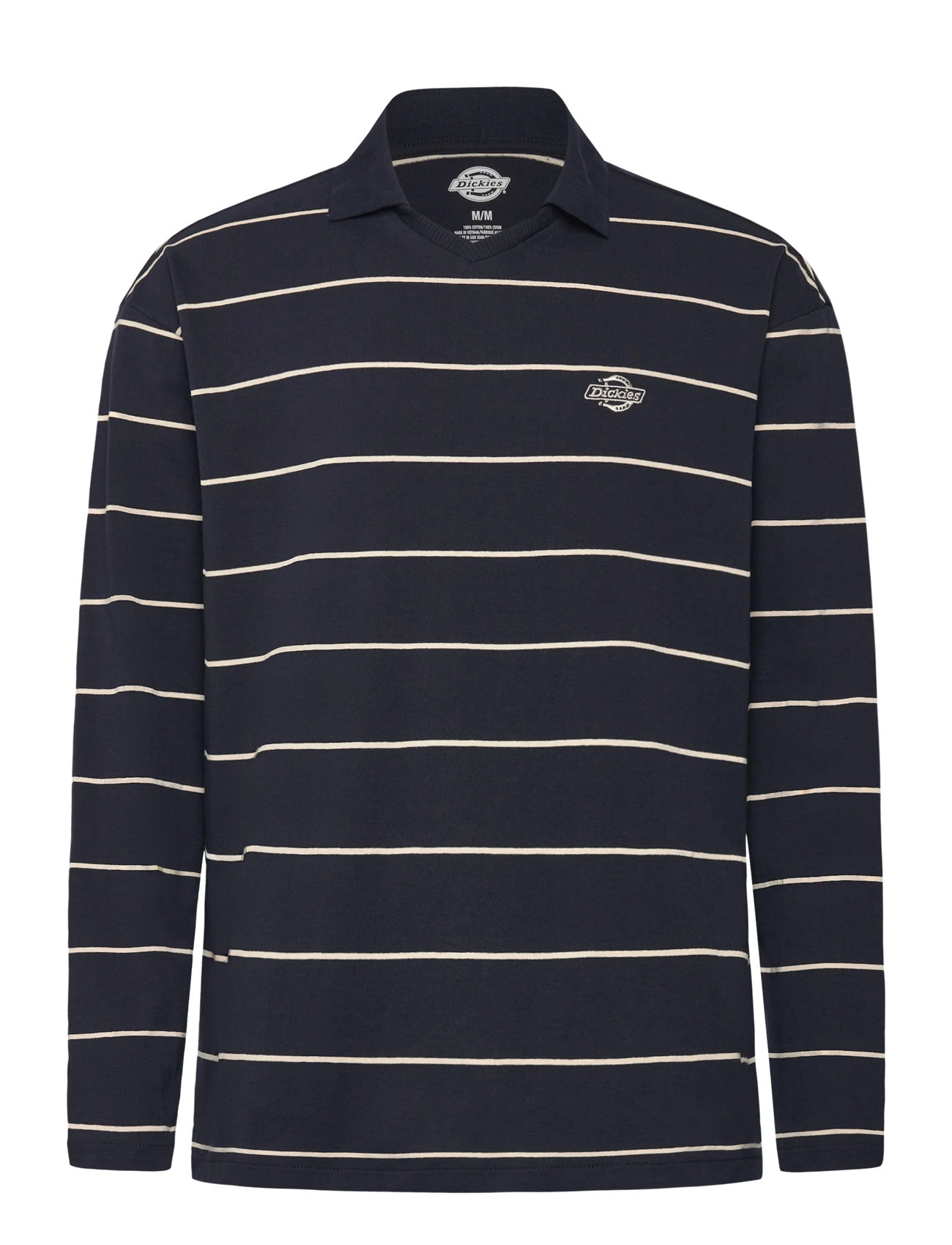 DICKIES M Summerdale Rugby Ls Schwarz - S - Herren