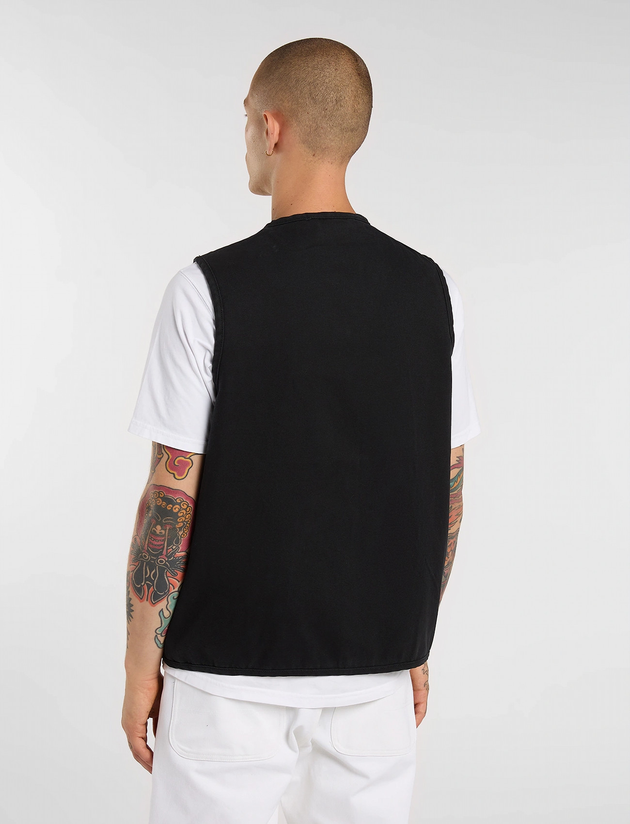 Dickies Canvas Summer Vest, XL, Black, Overtøj > Veste, Herre