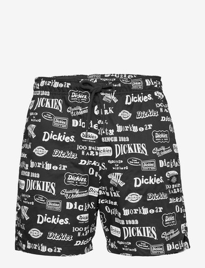 DICKIES 100 AOP SHORT - casual shorts - black