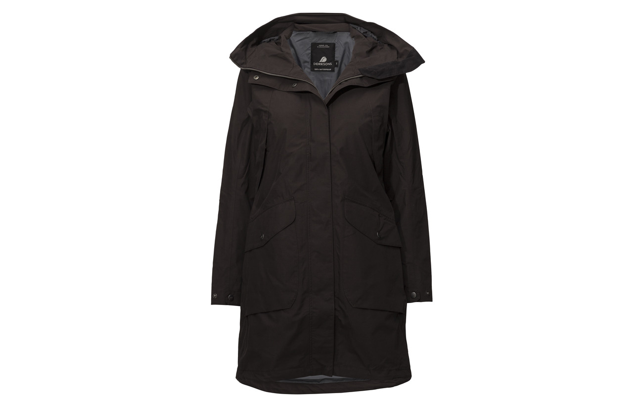 Coat 100 Polyamide Polyamide Chocolate Didriksons Intérieure 2 Agnes Équipement 30 Coton 70 Doublure Wns Brown ETwWA4xaq