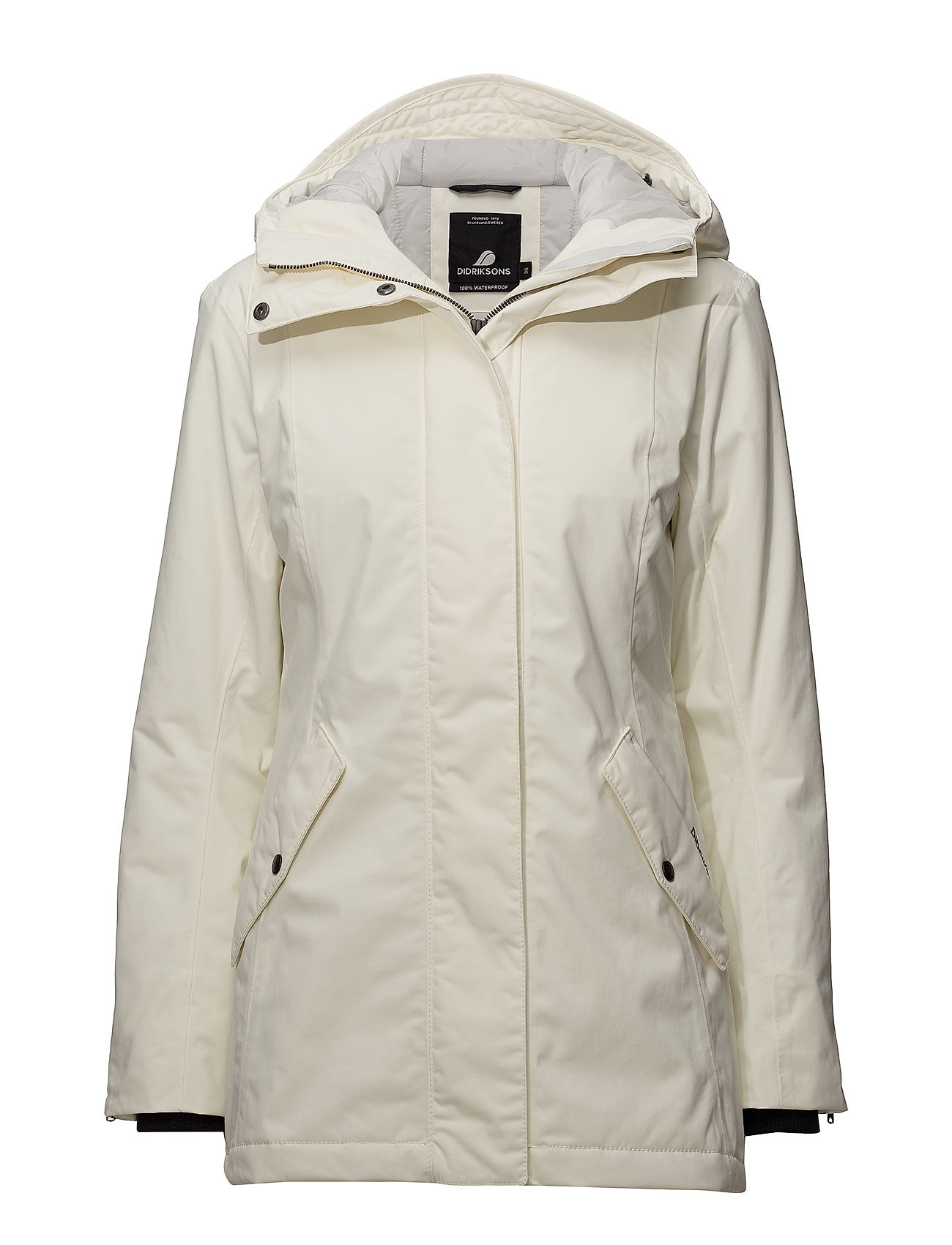 Marie Wns Parka Lange Jas Creme Didriksons didriksons kopen in de aanbieding
