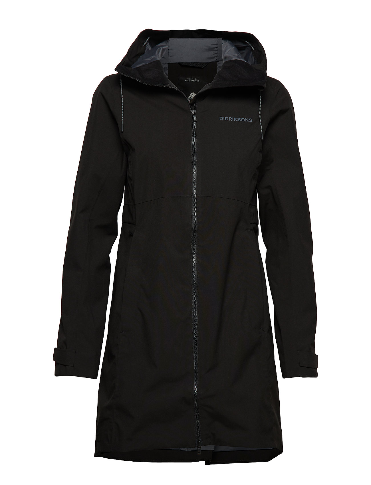 Bea Wns Parka Zomerjas Dunne Jas Zwart Didriksons didriksons kopen in de aanbieding