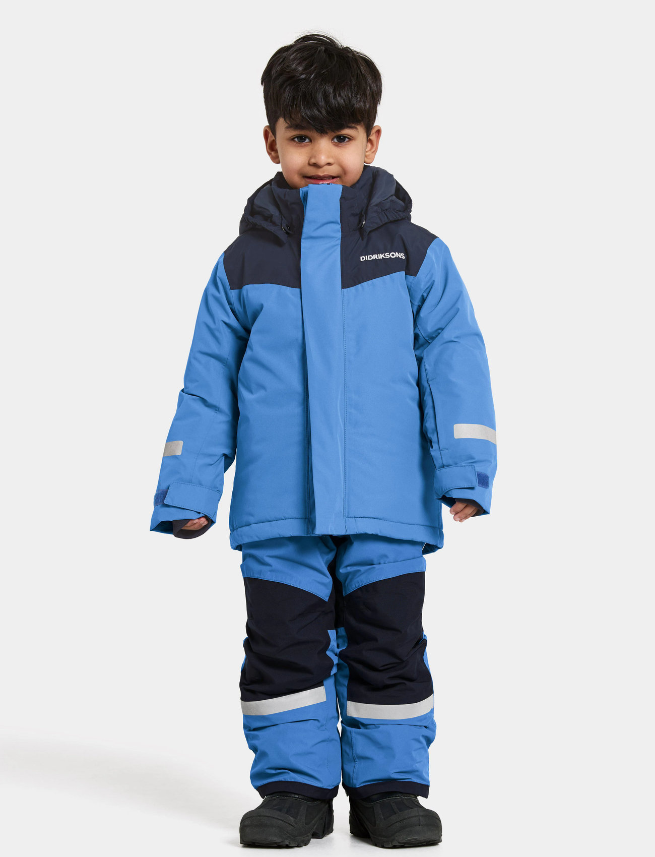 Didriksons Skare Kids Set, 92, Blue, Overalls > Overalls Og Sæt Til Sne-Ski, Børn