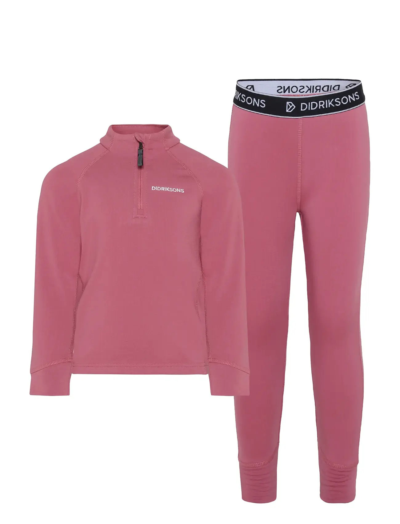 Didriksons Jadis Kids Set 5, 98, Pink, Basislag > Baselayer-Sæt, Børn