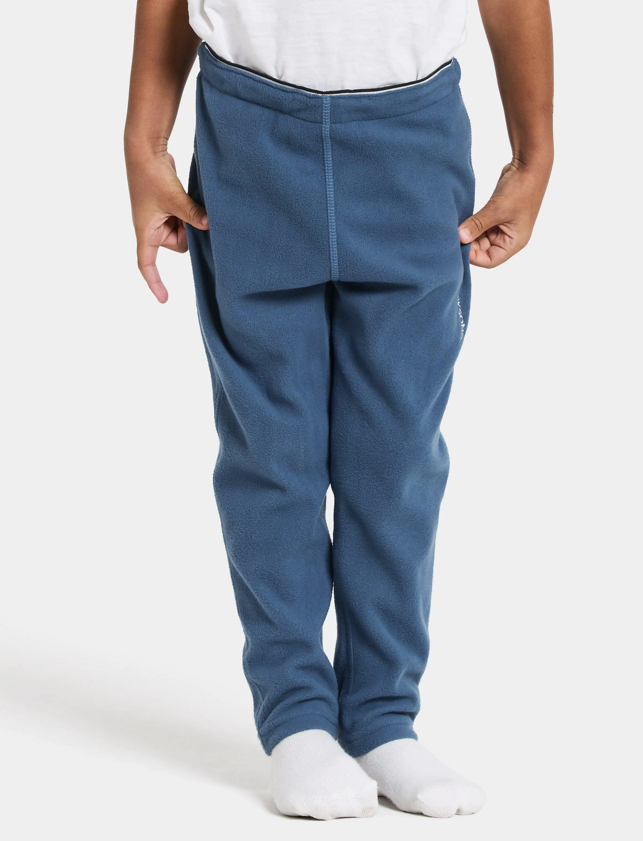 Didriksons Monte Kids Pants 9, 98, Blue, Overtøj I Fleece > Bukser I Fleece, Børn