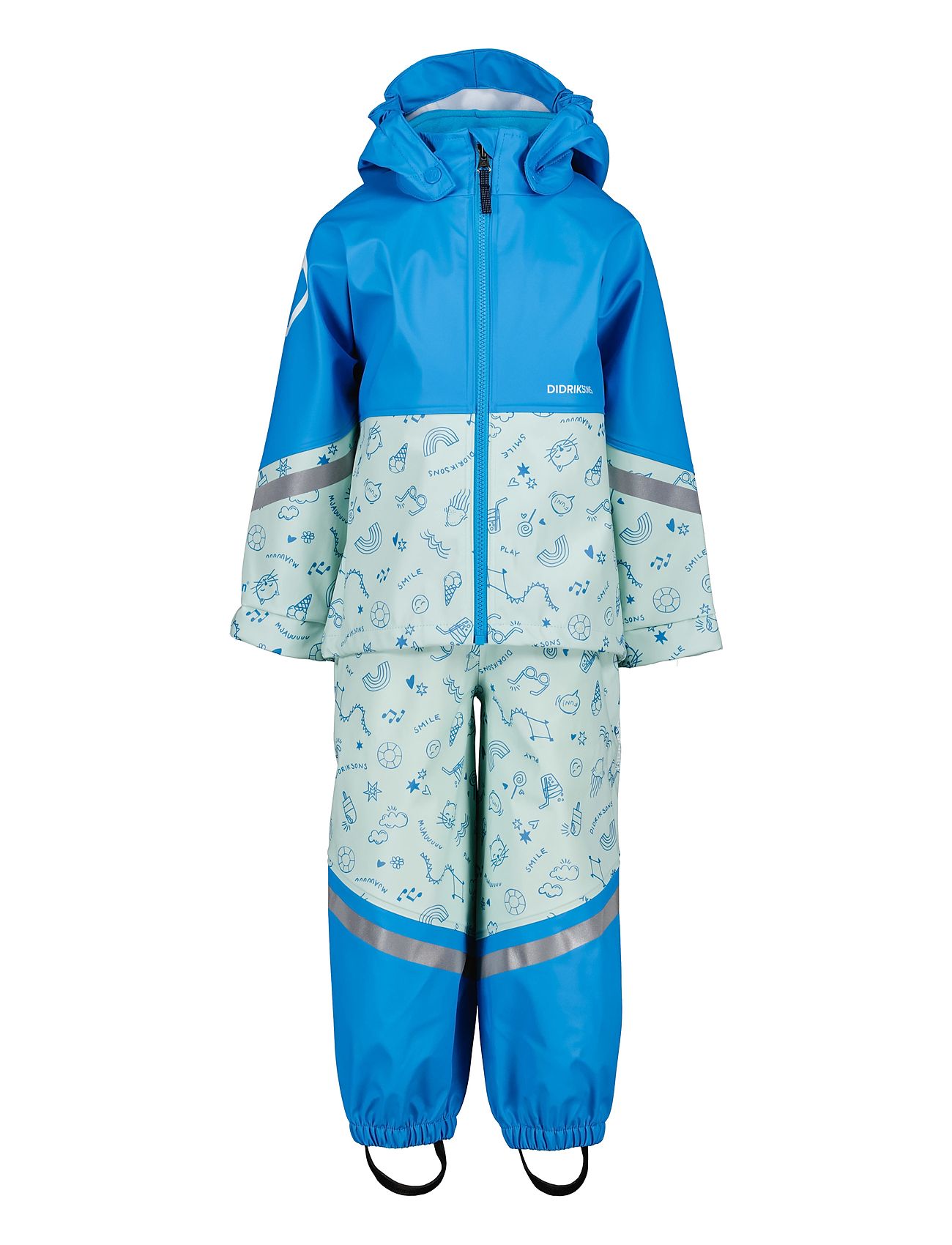 Waterman Pr Kids 8 Sport Rainwear Rainwear Sets Blue Didriksons