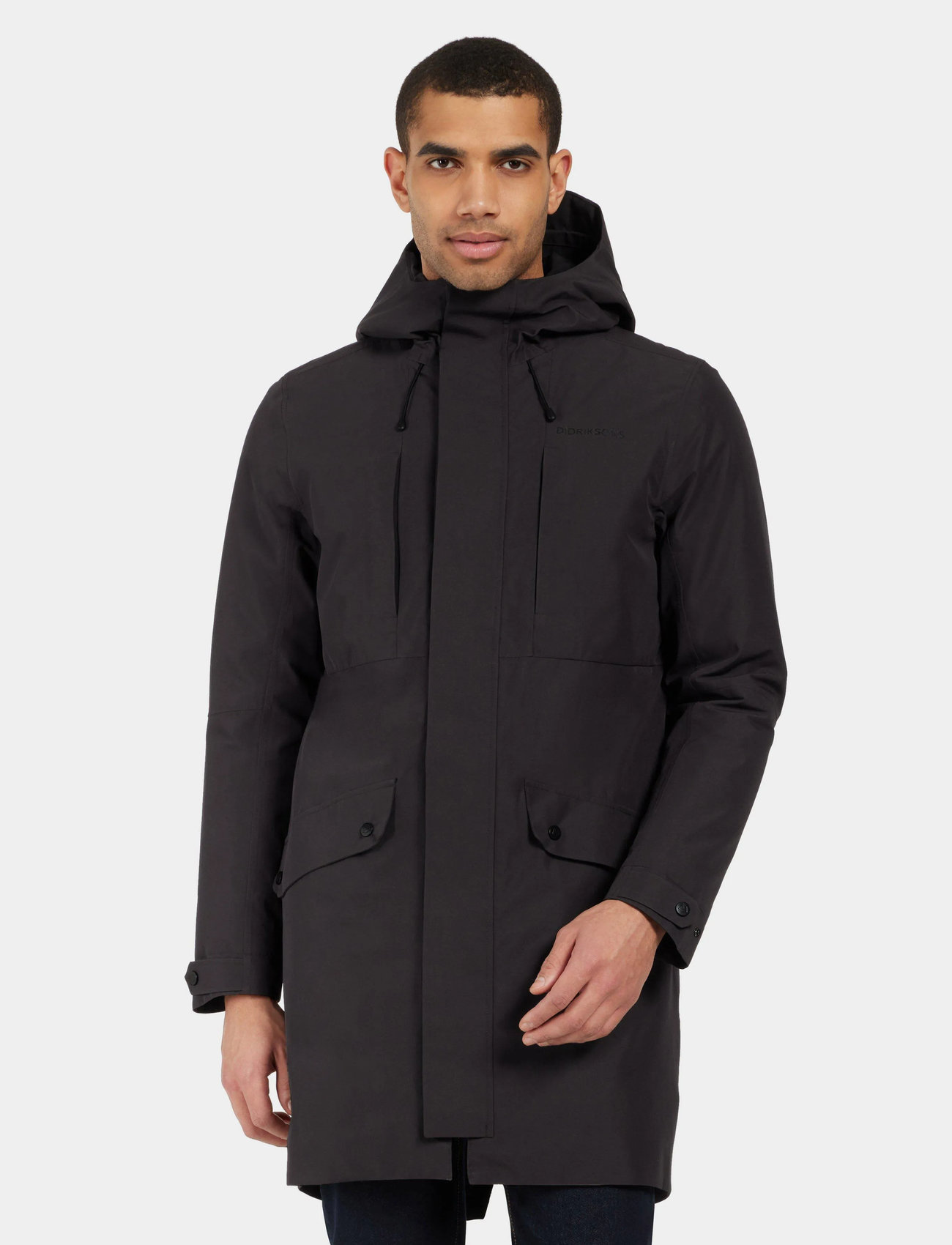 Didriksons Falke Usx Parka, S, Black, Sport Jackets > Sport Parkas, Herre