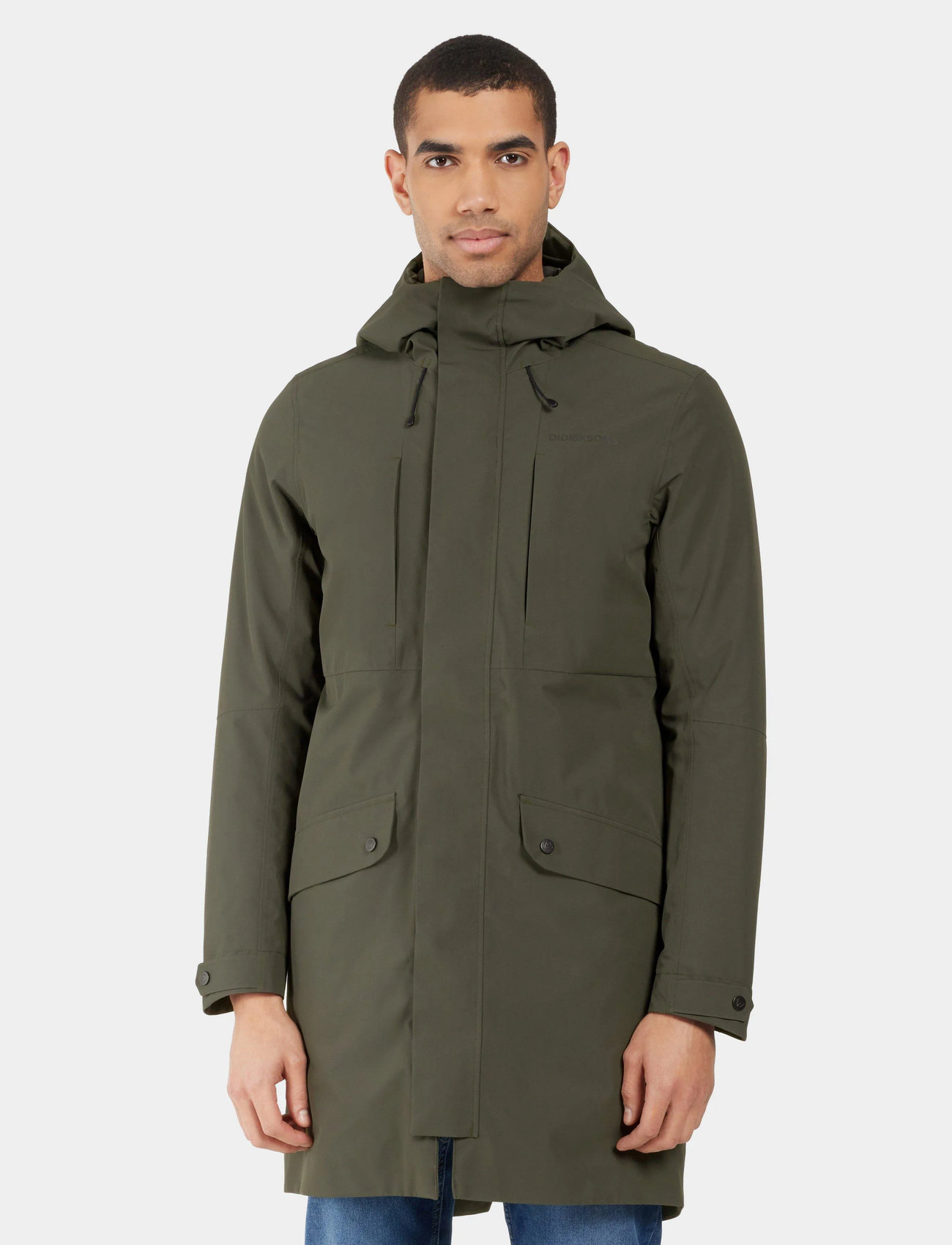 Didriksons Falke Usx Parka, M, Khaki green, Sport Jackets > Sport Parkas, Herre