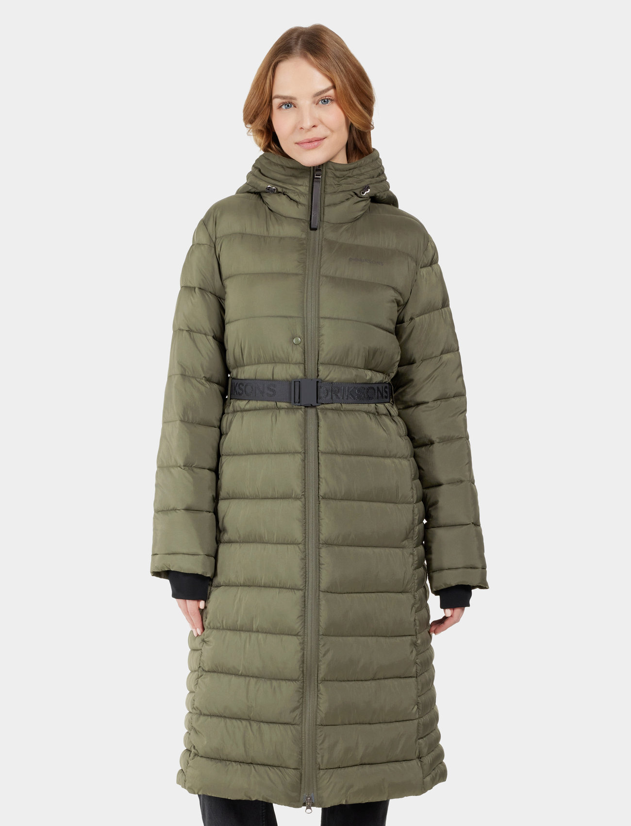 Didriksons Kleo Wns Parka L, 36, Green, Overtøj > Parkacoats, Dame