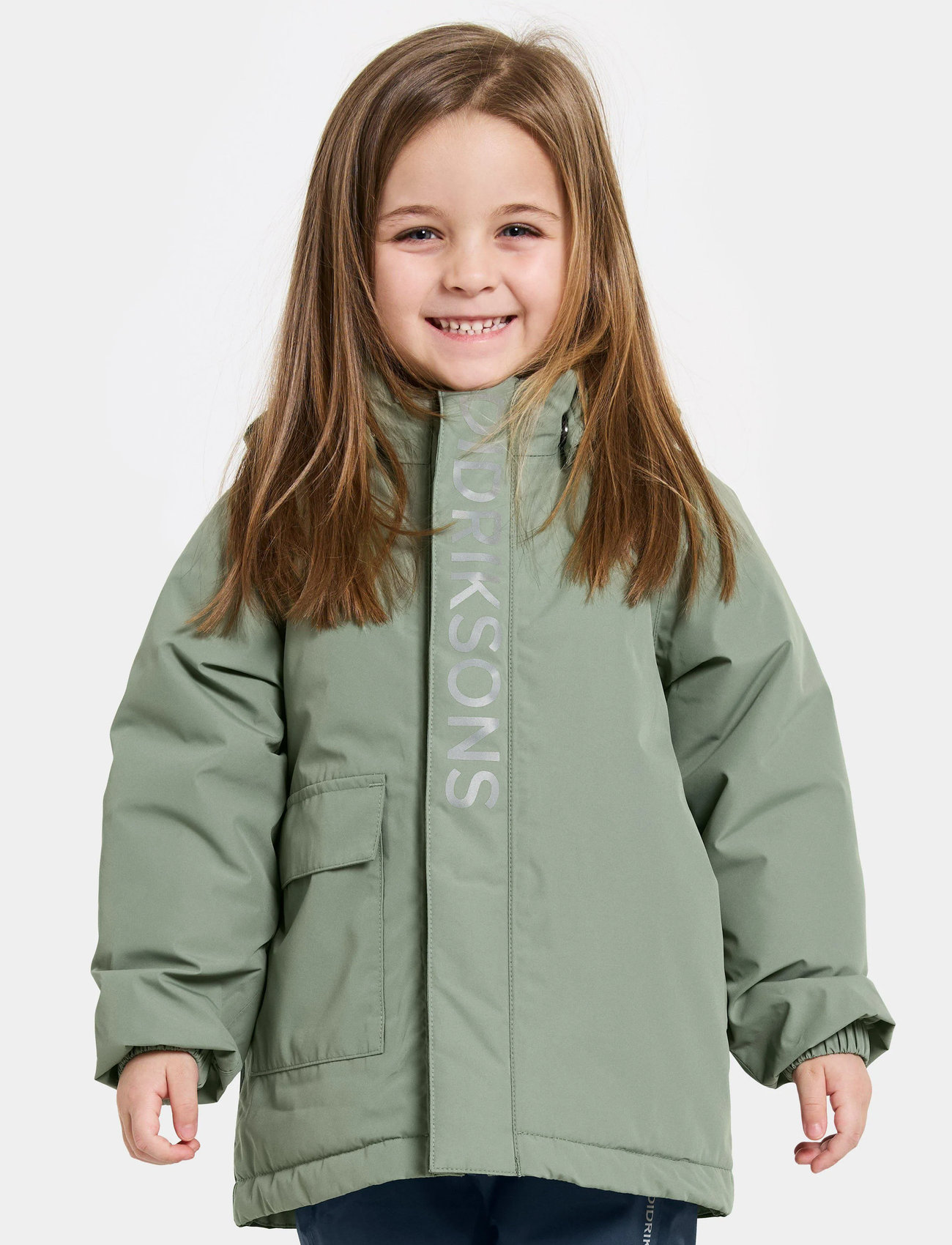 Didriksons Talvi Kids Jkt, 80, Green, Jakker Og Frakker > Vinterjakker, Børn
