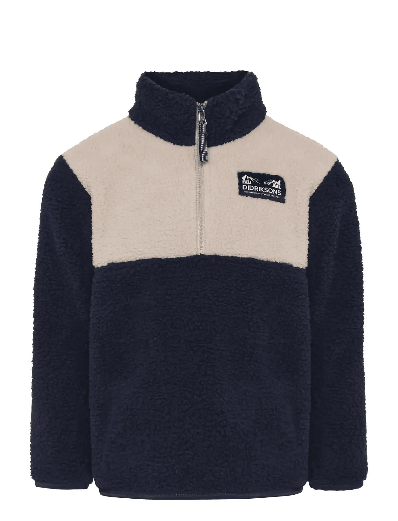 DIDRIKSONS Gosig Kinder Halfzip Navy - 110 - Kinder