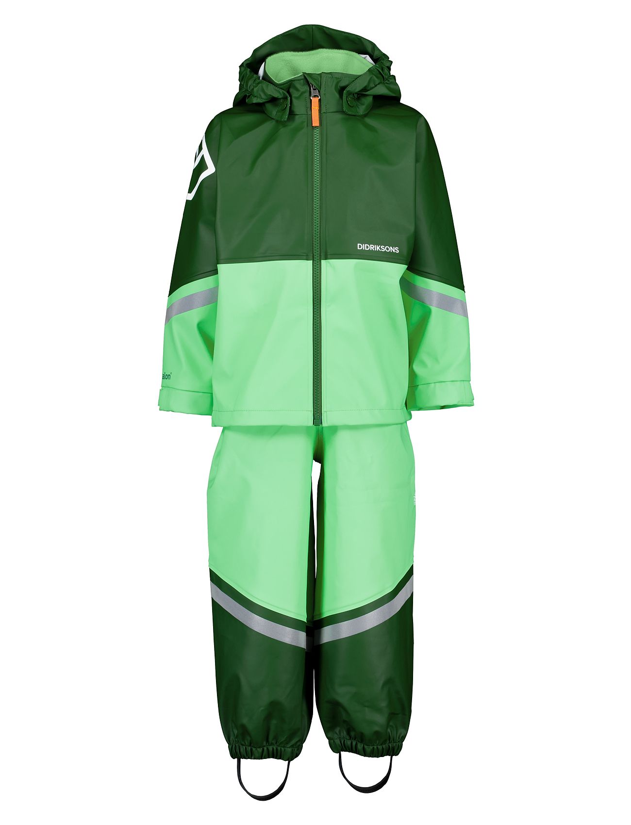 Waterman Kids Set 11 Sport Rainwear Rainwear Sets Green Didriksons