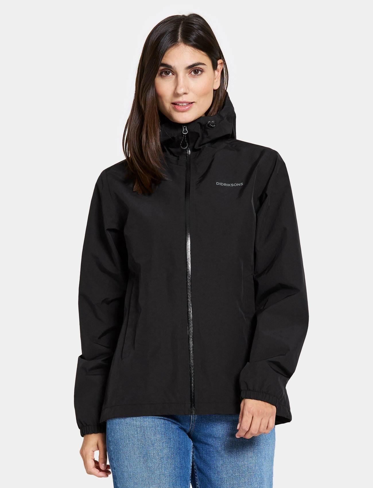 Didriksons Varja Wns Jkt, 46, Black, Sport Jackets - Outdoor Jackets, Dame