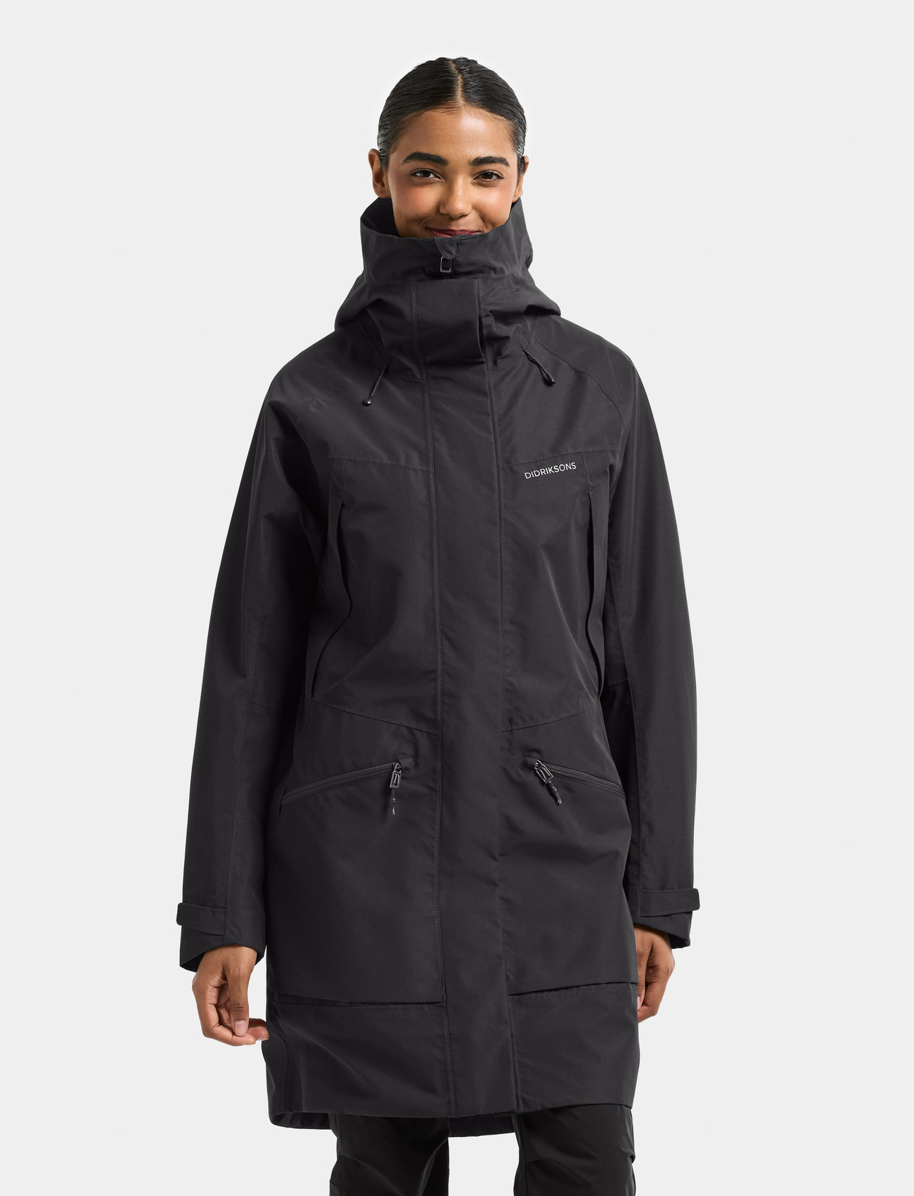 Didriksons Ilma Wns Parka 8, 34, Black, Sport Jackets > Sport Parkas, Dame