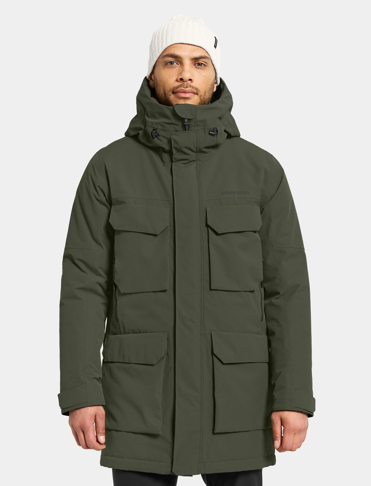 Didriksons Drew Usx Parka 8, L, Green, Sport Jackets > Sport Parkas, Herre