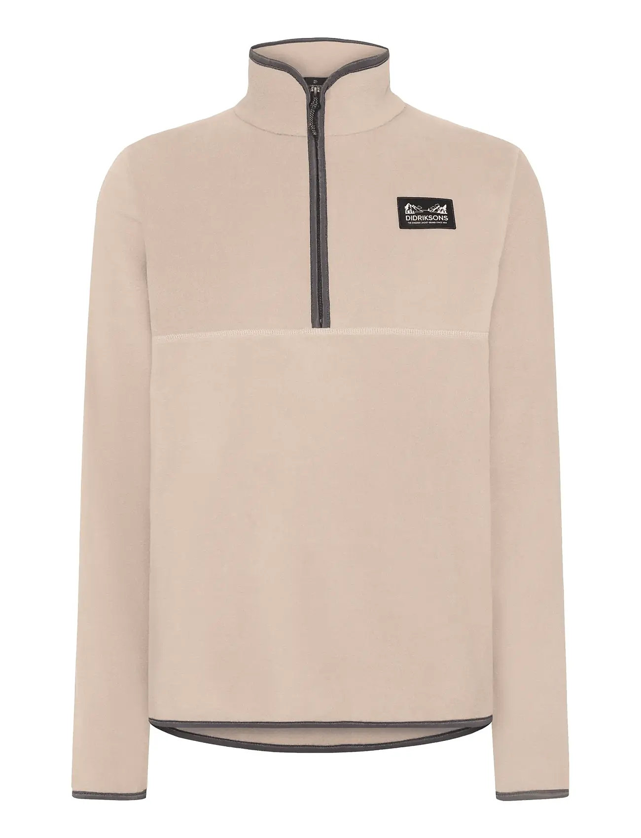 DIDRIKSONS Vito Usx Halfzip Beige - S - Herren