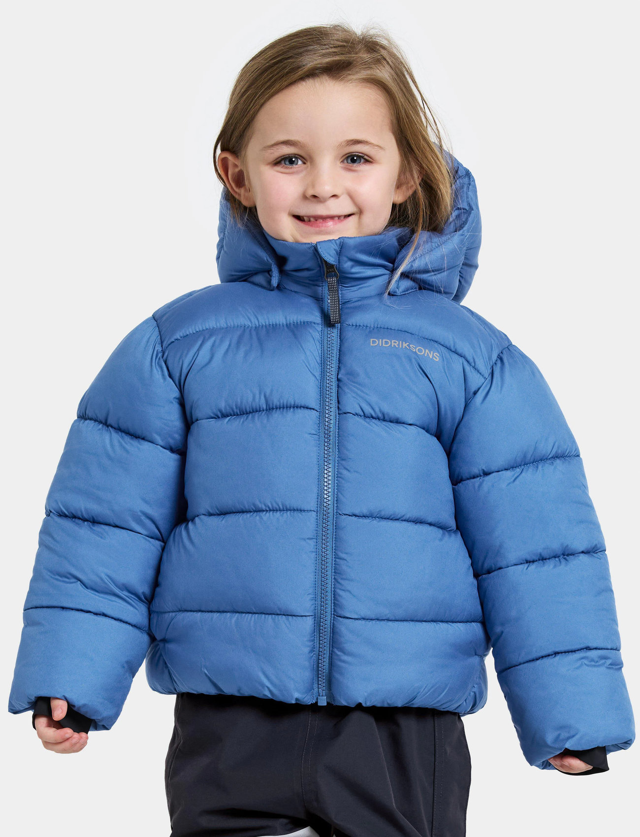 Didriksons Roxen Kids Jacket, 98, Blue, Jakker Og Frakker > Puffer Og Vatterede, Børn