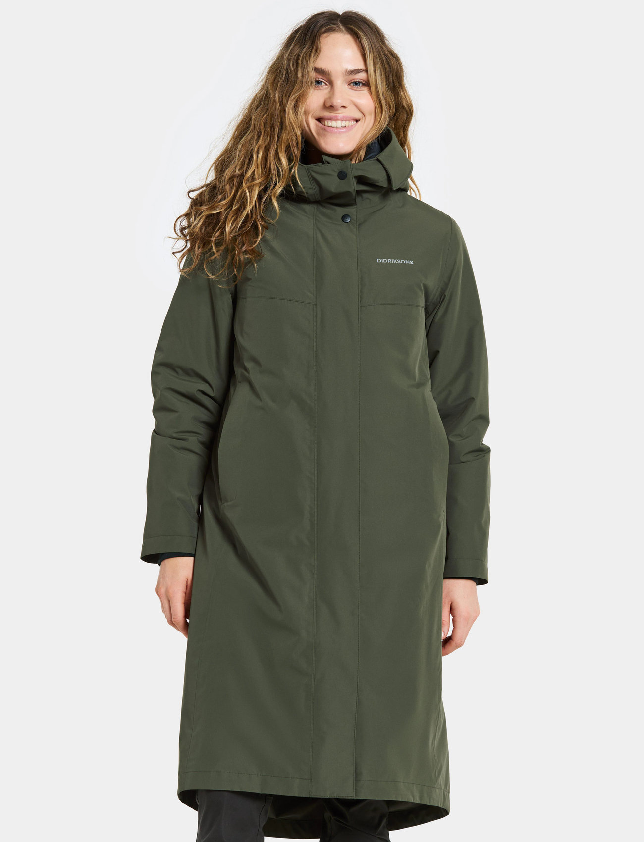 Didriksons Selina Wns Parka, 40, Green, Sport Jackets > Sport Parkas, Dame