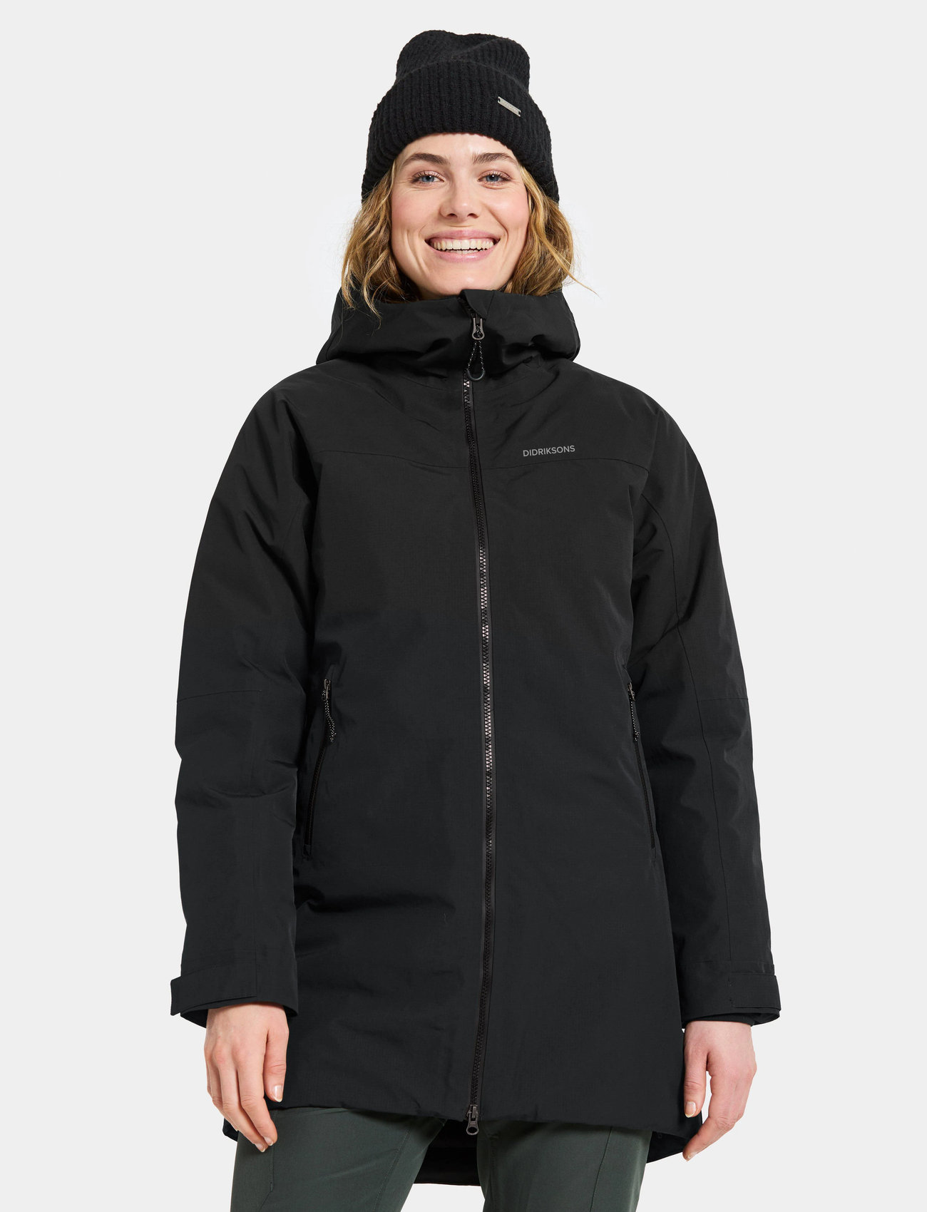 Didriksons Marget Wns Parka, 42, Black, Sport Jackets > Sport Parkas, Dame