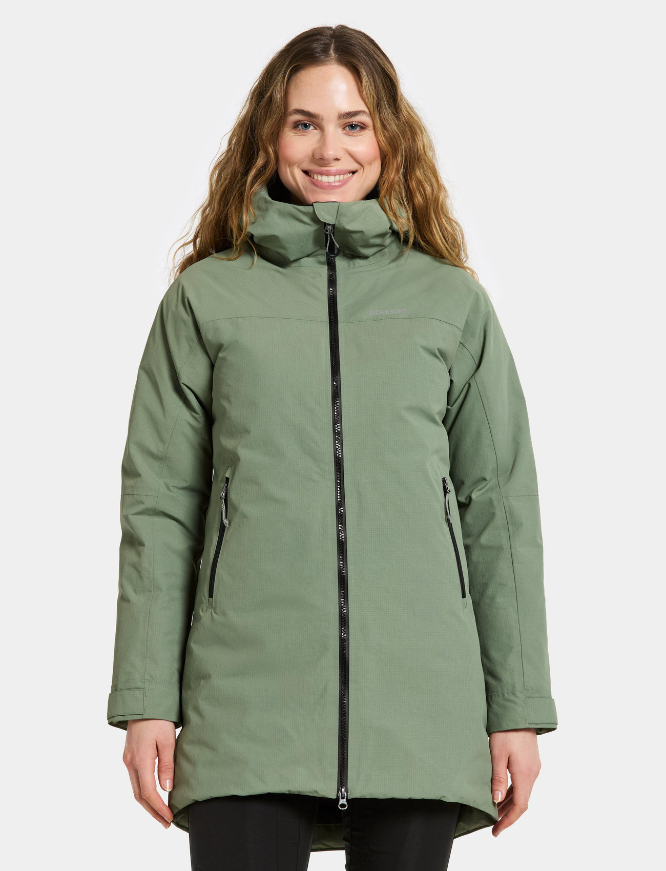 Didriksons Marget Wns Parka, 46, Green, Sport Jackets > Sport Parkas, Dame