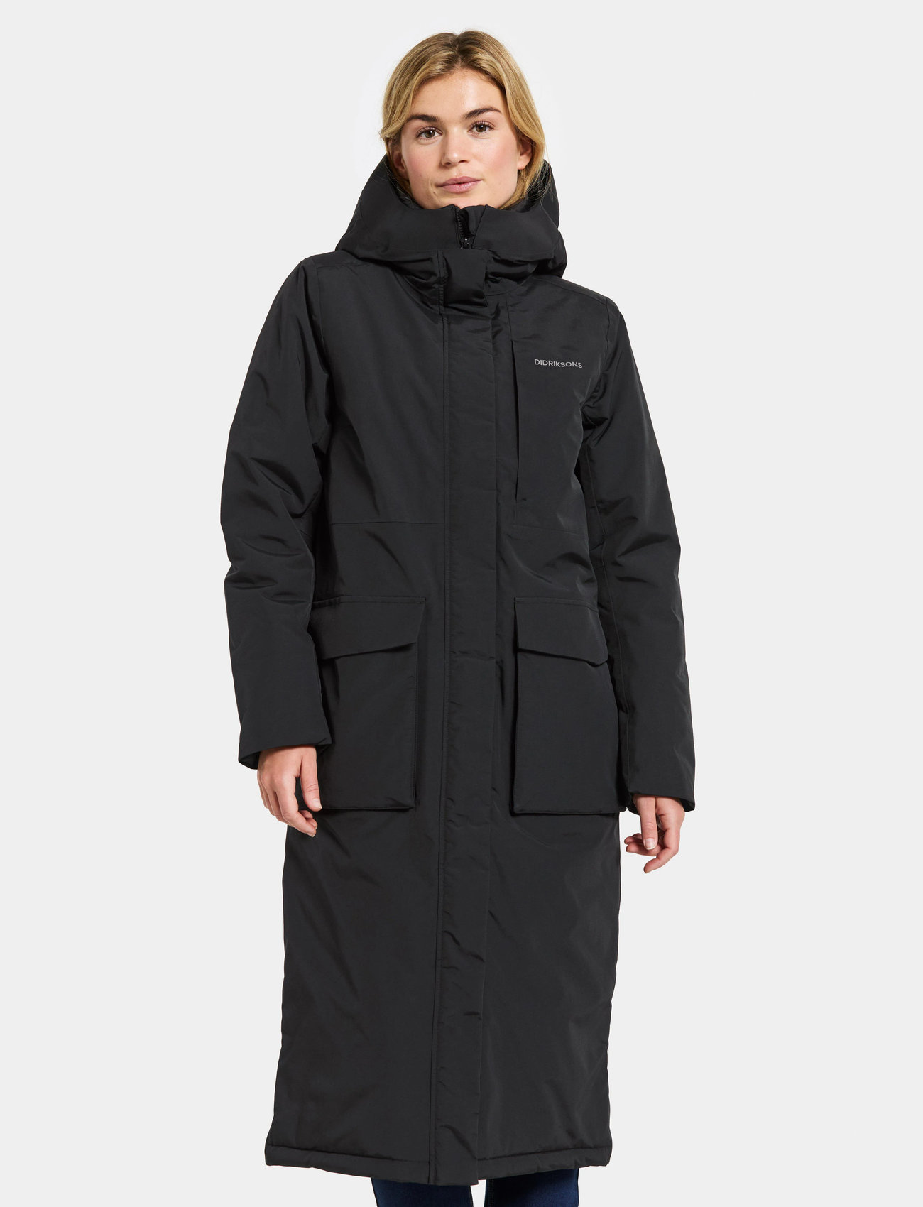 Didriksons Leya Wns Parka L 4, 44, Black, Sport Jackets > Sport Parkas, Dame