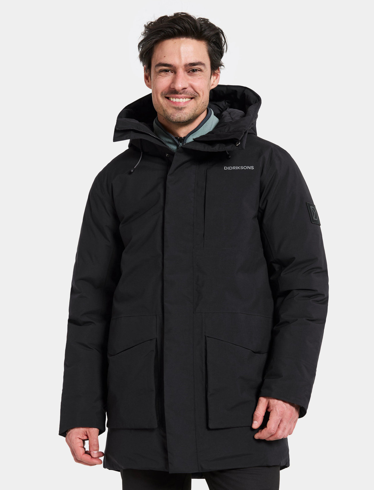 Didriksons Akilles Usx Parka 2, XL, Black, Sport Jackets > Sport Parkas, Herre