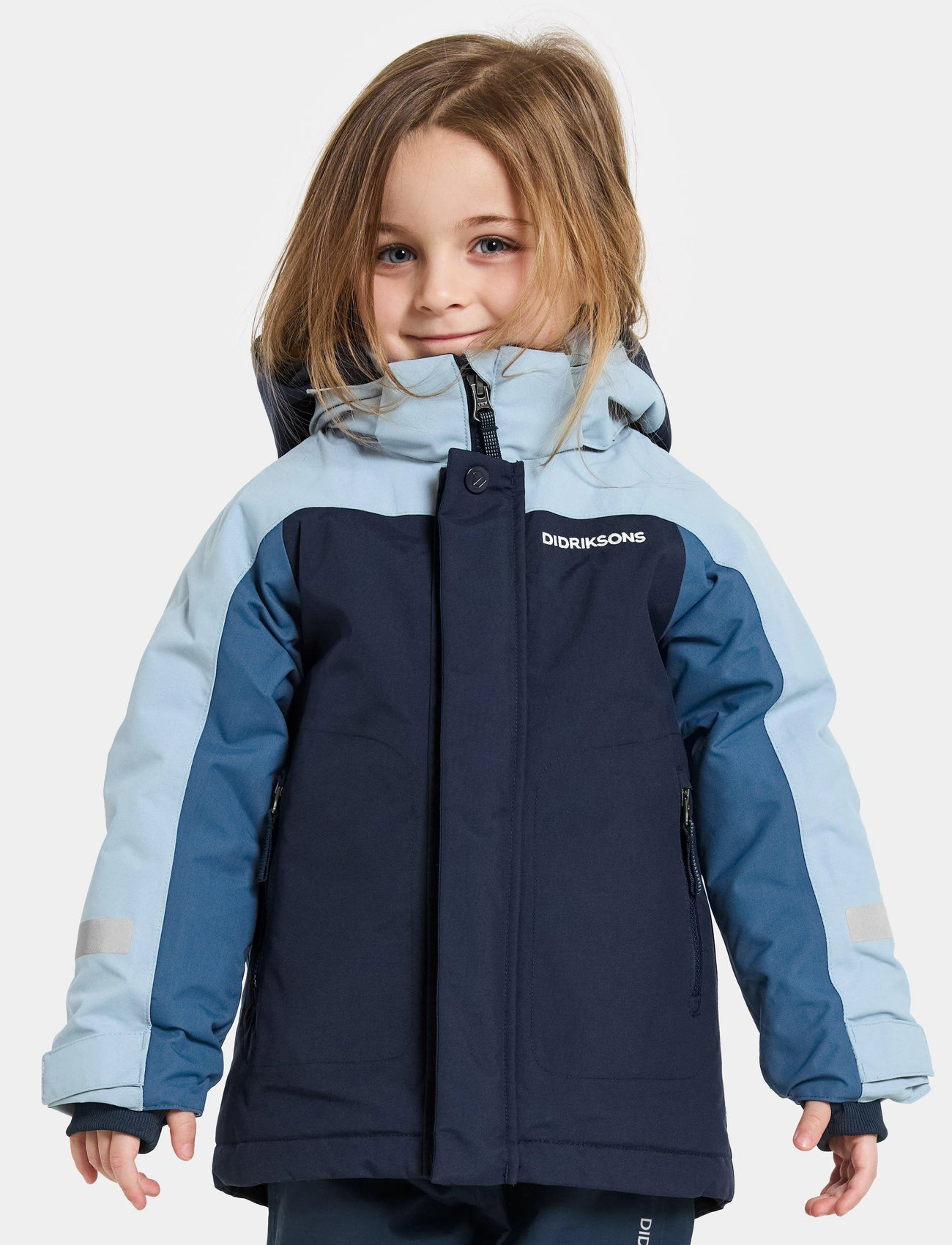 Didriksons Neptun Kids Jkt 4, 98, Blue, Jakker Og Frakker > Vinterjakker, Børn