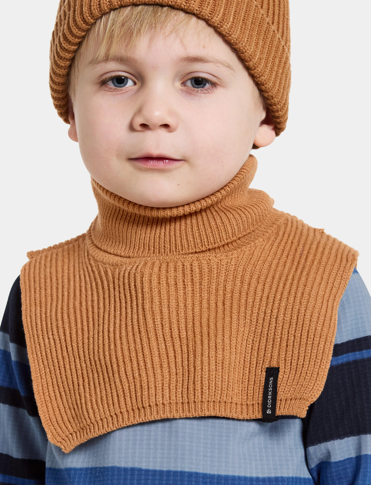 Didriksons Delfinen Scarf 2, 6-8, Orange, Tørklæder & Halsvarmere > Halsvarmere, Børn