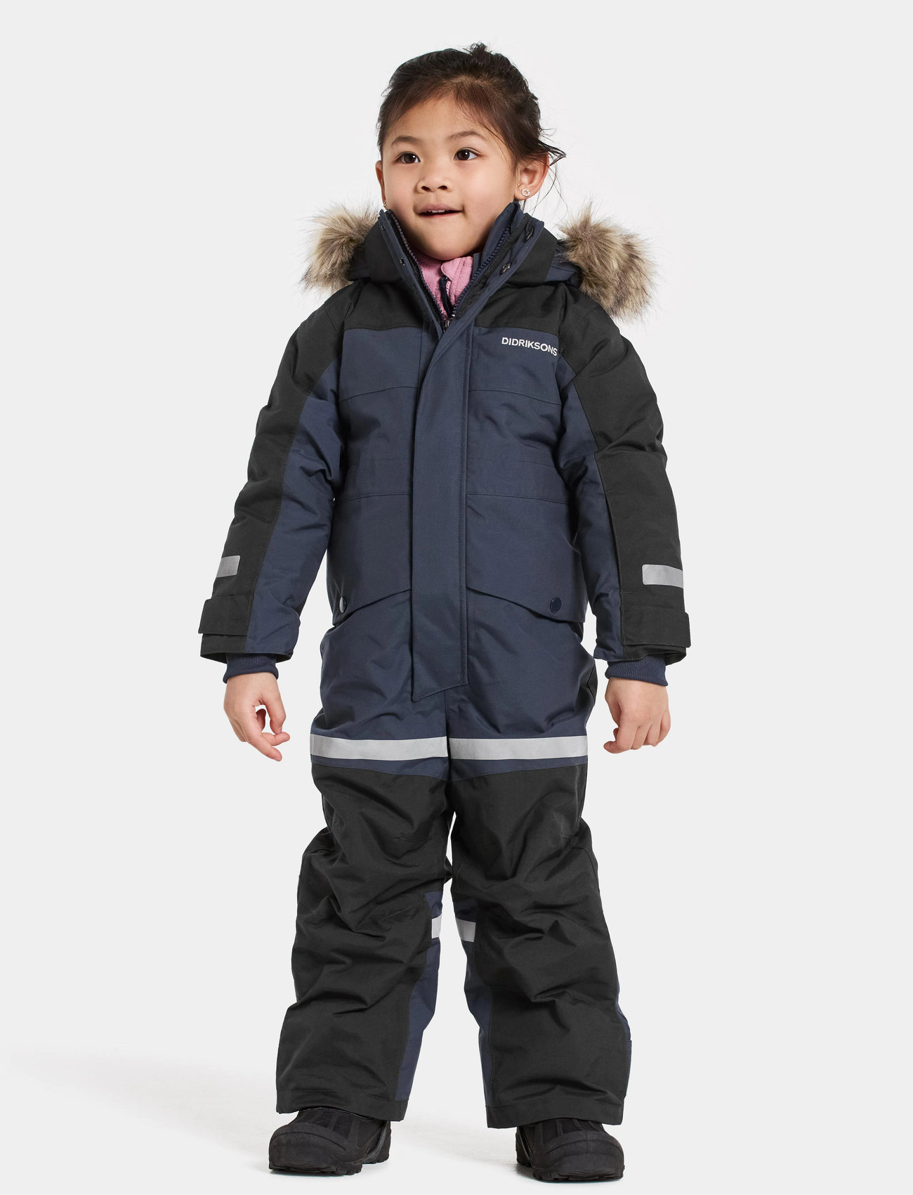 Didriksons Bjärven Kds Cover 4, 80, Navy, Overalls > Overalls Og Sæt Til Sne-Ski, Børn
