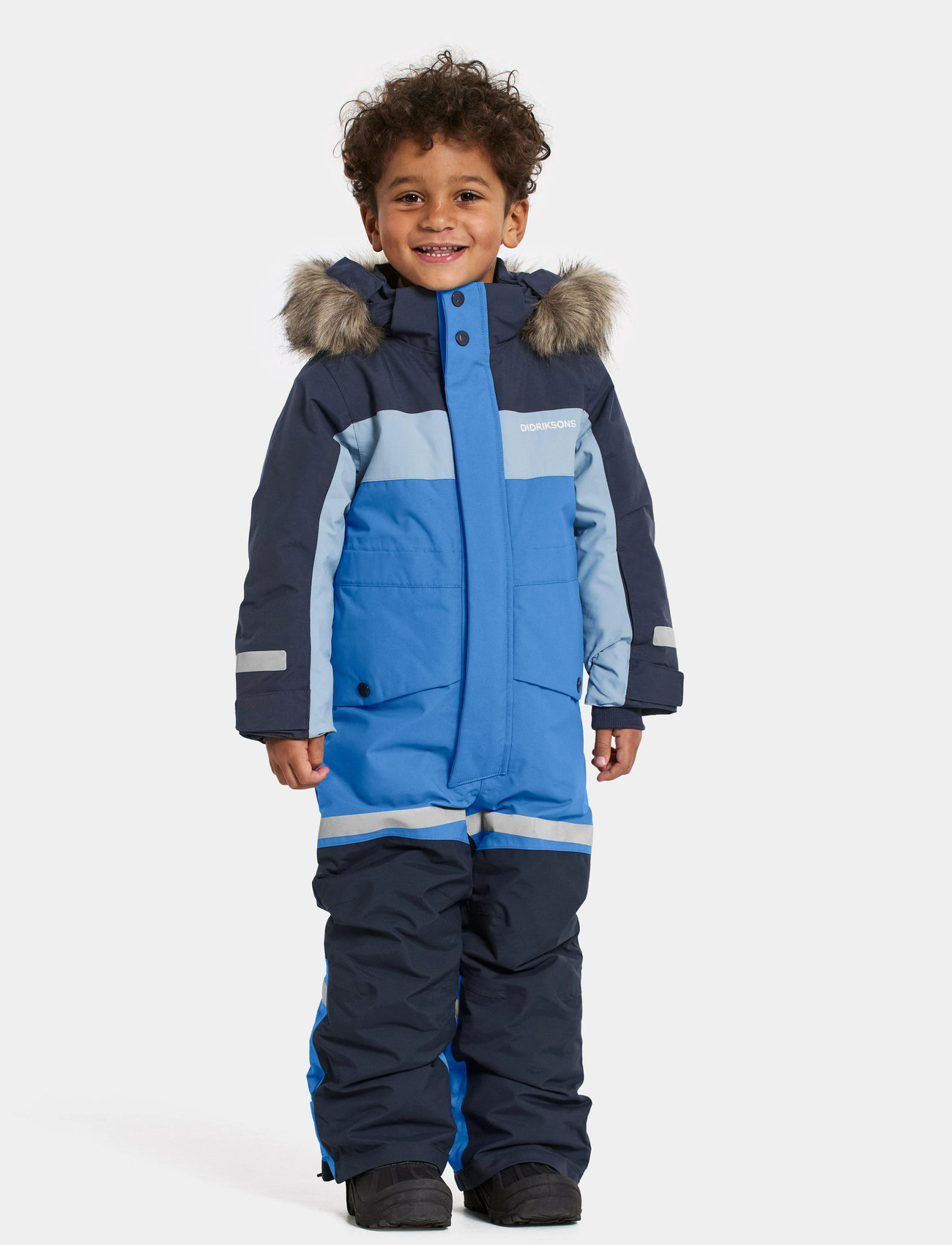 Didriksons Bjärven Kds Cover 4, 122, Coveralls, Marineblau - Snow-ski Coveralls & Sets, Kinder