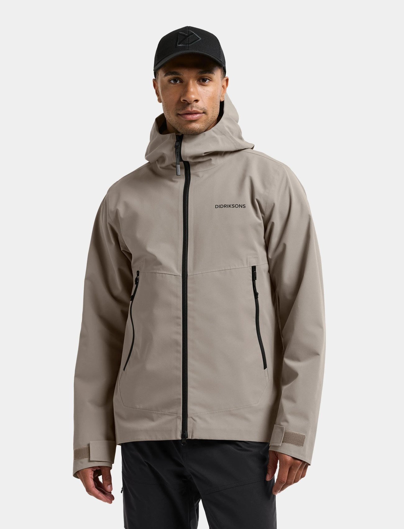 Didriksons Biak Usx Jkt, XXL, Brown, Sport Rainwear > Sport Raincoats, Herre