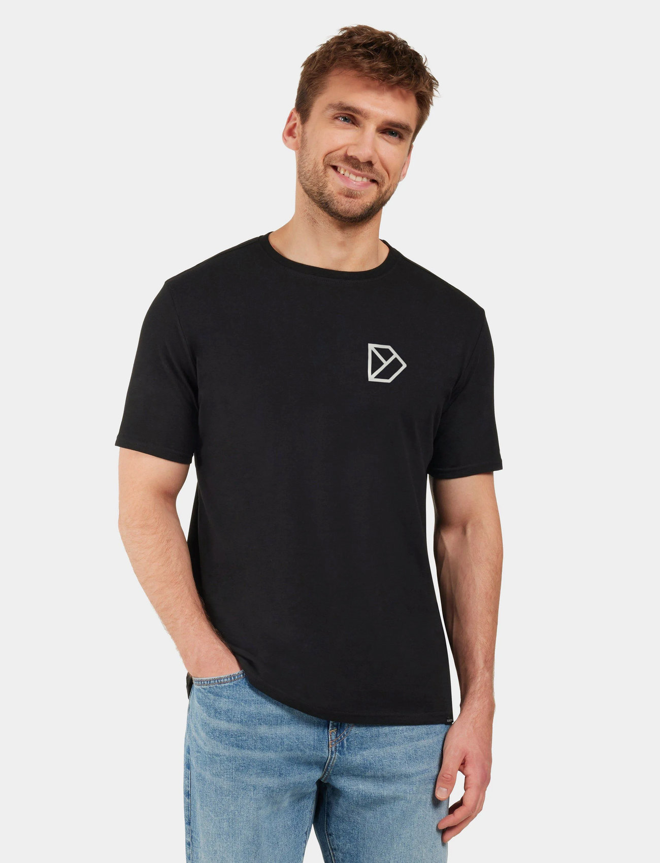 Didriksons Harald Usx T-Shir L3, L, Black, Sport Overdele - T-shirts, Herre