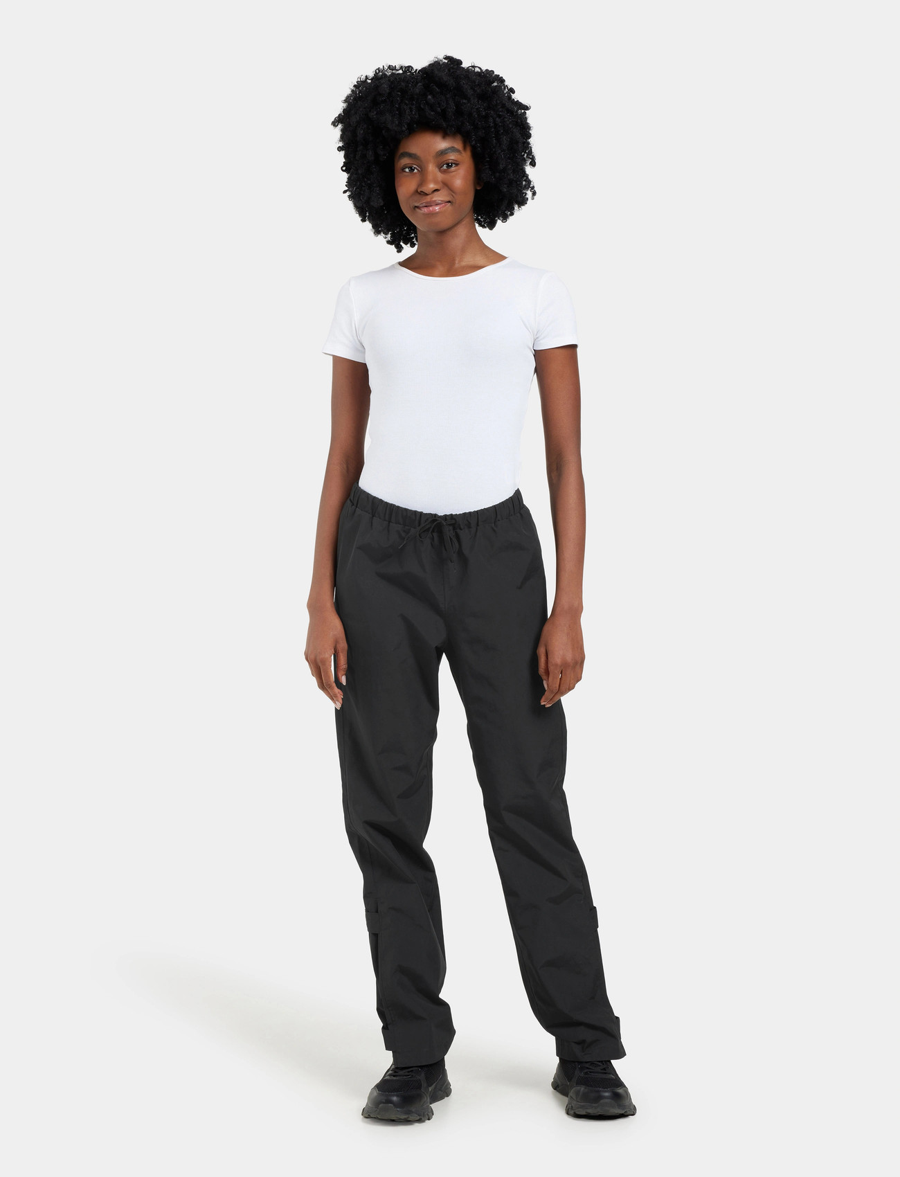 Didriksons Grit Wns Pants 4, 38, Black, Sport Overtøj > Sport Outdoor Pants, Dame