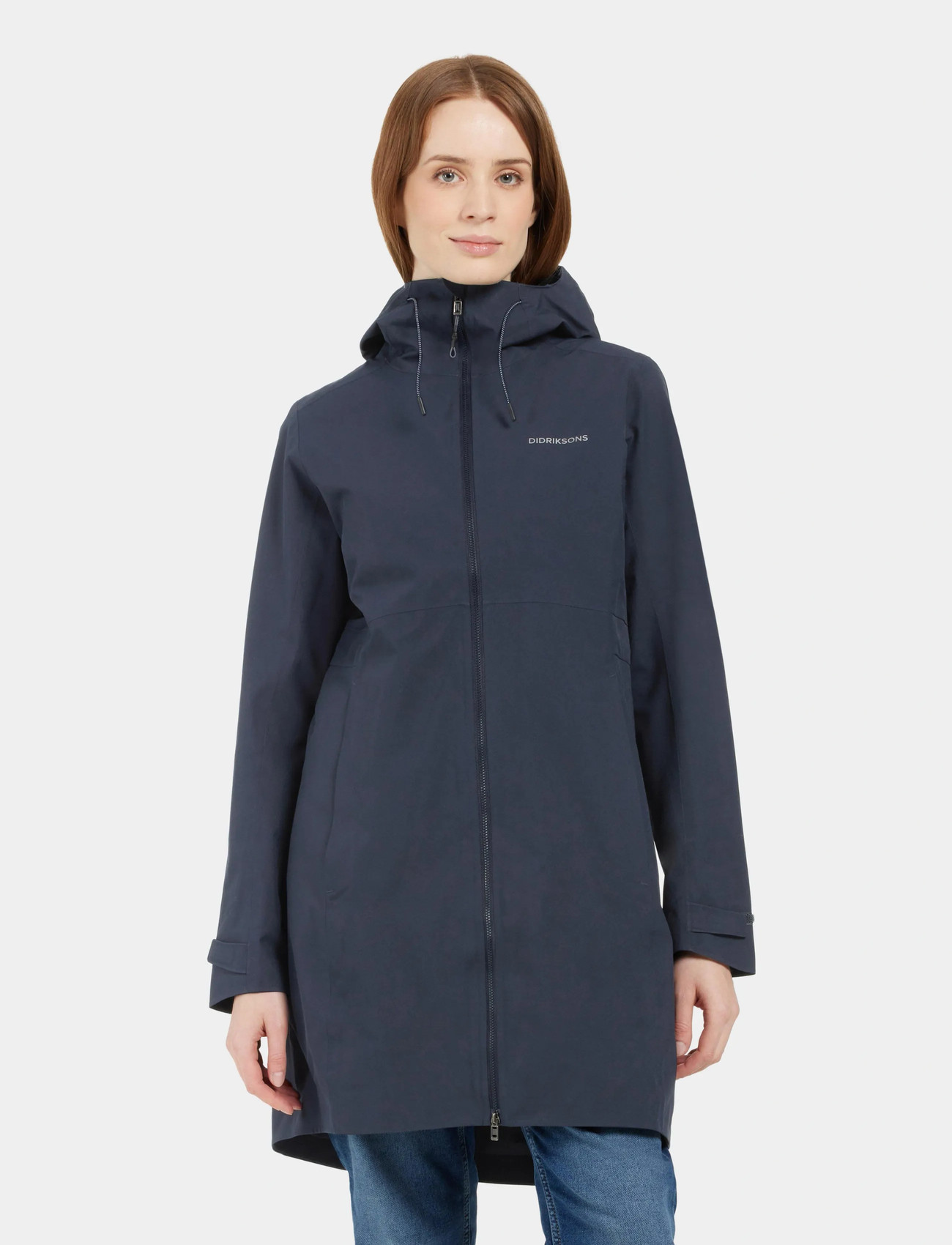 Didriksons Bea Wns Parka 6, 40, Navy, Regntøj > Regnfrakker, Dame