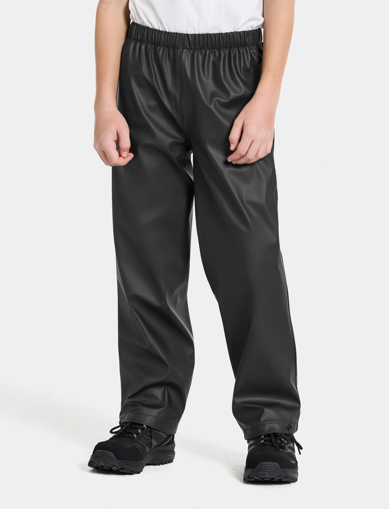 Didriksons Hepta Kids Pant 2, 122, Black, Sport Rainwear > Sport Rain Pants, Dame